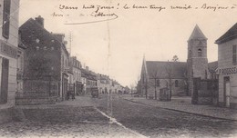 78. LE PERRAY EN YVELINES.  CPA . RARETE.  GRANDE RUE. ANNEE 1903 - Le Perray En Yvelines