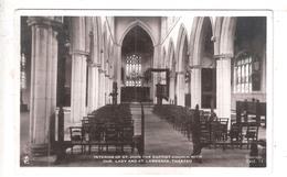 INTERIOR OF ST. JOHN THE BAPTIST CHURCH WITH OUR LADY AND ST. LAWRENCE TUCK USED - Altri & Non Classificati