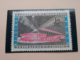 Paviljoen Van TELEXPO  - Reproduktie Van De Postzegel / Egicarte 5-9-58 Bruxelles / Brussel ( Zie Foto's ) PK / CP ! - 1958 – Brüssel (Belgien)