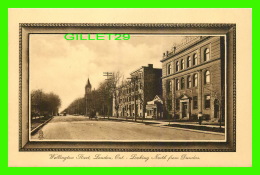 LONDON, ONTARIO - WELLINGTON STREET , LOOKING NORTH FROM DUNDAS - RAPHAEL TUCK & SONS, FRAMED ART SEPIA - - Londen