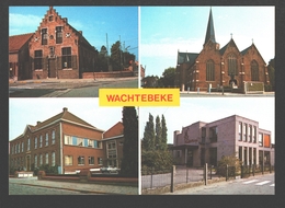 Wachtebeke - Vierschaar - Rustoord De Mey - Kerk Sint-Catharina - Kinderkribbe Kindervreugd - Wachtebeke