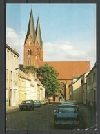 Deutschland Ansichtskarte 1996 Klosterkirche NEURUPPIN (gesendet, Mit Briefmarke) - Neuruppin
