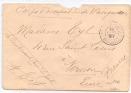 Corps D Occupation De Madagascar 190/ 04 / 1897 - Storia Postale