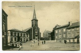 CPA - Carte Postale - Belgique - Châtelineau - Place De La Madeleine - 1909 ( SV5443 ) - Chatelet