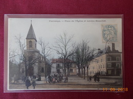 CPA - Pierrelaye - Place De L'Eglise Et Leveau-Beauchet - Pierrelaye