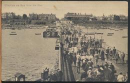 °°° 12266 - UK - CLACTON FROM THE PIER - 1906 With Stamps °°° - Clacton On Sea