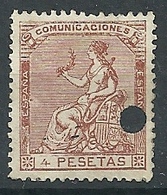 ESPAÑA 1873 - Telégrafos Ed. 139T - Servizi