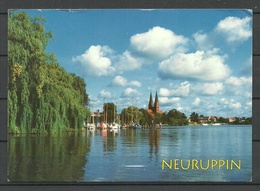 Deutschland Ansichtskarte Blick Auf Klosterkirche NEURUPPIN (gesendet, Mit Briefmarke) - Neuruppin