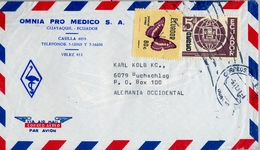 1971 , ECUADOR , CORREO AÉREO , SOBRE CIRCULADO , GUAYAQUIL - BUCHSCHLAG - Ecuador