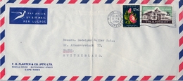 1964 , SUDAFRICA , SOBRE CIRCULADO , CAPE TOWN - BASILEA , CORREO AÉREO - Lettres & Documents