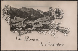 Postcard Switzerland - Swiss - Helvetica - Pays D'Enhaut - Un Bonjour De Rossiniere (Edition A. Deriaz) - CPA - Rossinière