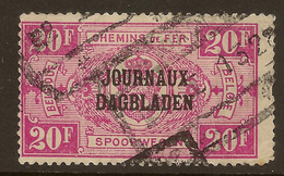 BELGIUM 1929 20f Newspaper Stamp SG N525 U #JU253 - Periódicos [JO]