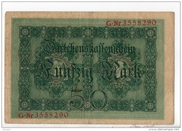 ALLEMAGNE . 50 MARK TYPE 1914 - Réf. N°10764 - - 50 Mark