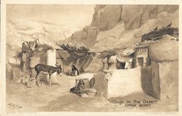 Egypte - Village In The Desert Upper Egypt - Wide-World Series - Tuck's Post Card Non Circulée - Other & Unclassified