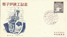 JAPON, CARTA ENERGIA NUCLEAR - Lettres & Documents