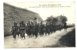 GUERRE 14/18 - TROUPES Prenant Position BATAILLE De L' AISNE (1914) - Guerre 1914-18