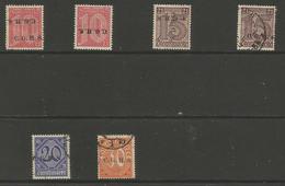 Upper Silesia - 1920 Officials (double, Inverted & Standard O/prints) MH * And Used - Schlesien