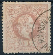 O 1867 OPM 50kr Rozsdabarna, Néhány Tompa Fog, 'PO(ZSONY) M.K.POSTA U(TALVÁNY)' (180.000) - Altri & Non Classificati