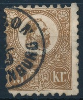 O 1871 Kőnyomat 15kr '(SOPR)ON / (OEDE)NBURG' Gudlin 150 Pont (29.000) (bal Alsó Saroknál Foghiány) - Other & Unclassified