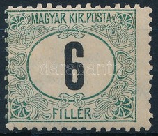 ** 1905 Zöldportó 6f Fekvő Vízjel, A 11 3/4:12 Fogazás (11.000++) - Altri & Non Classificati