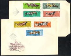 1961 Magyar Lósport (I.) Vágott Sor 2 FDC-n (6.000) - Other & Unclassified