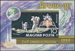 ** 1969 Apollo 11 Vágott Blokk (6.000) - Other & Unclassified