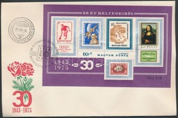 1975 30 év Bélyegeiből Vágott Blokk FDC (4.000) - Other & Unclassified