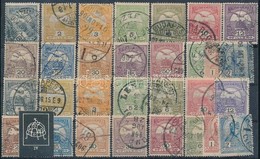 O 1906-1913 Turul Sorok 6 Stecklapon: 1906 X 2, 1908, 1909, 1913, 1909 II. Típus Színváltozatokkal, 1913 II. Típus X 2 ( - Other & Unclassified