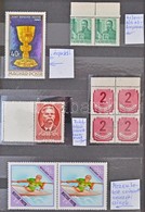 ** * O Nyomási és Fogazási Eltérések, Különlegességek Gyűjteménye 6 Lapos Közepes Berakóban - Used Stamps