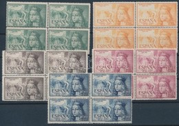 ** 1951 Bélyegnap: Izabella Királynő Sor Négyestömbökben Mi 998-1002 (Mi EUR 152,-) - Altri & Non Classificati