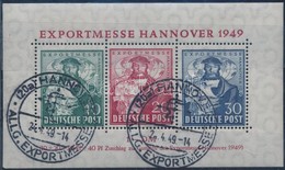 O 1949 Hannoveri Export Vásár Blokk Mi 1 - Other & Unclassified