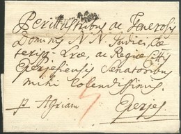 1791 Portós Levél / Cover With Postage Due 'Von Ofen' - Eperjes - Sonstige & Ohne Zuordnung