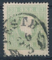 O 1861 3kr Zöld ,,PESTH' - Otros & Sin Clasificación