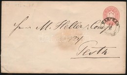 ~1863 5kr Díjjegyes Boríték ,,KARCZAG' - Pesth - Other & Unclassified