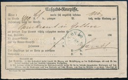 1869 Aufgabs Recepisse Kék ,,MAGY-ÓVÁR' - Altri & Non Classificati