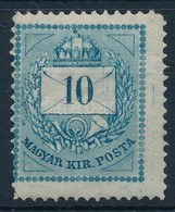 * 1874 10kr 13-as Fogazás (7.500) (foghibák / Perf. Faults) - Other & Unclassified