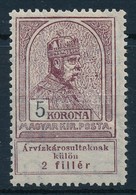 * 1913 Árvíz 5K (6.000) (ránc / Crease) - Altri & Non Classificati