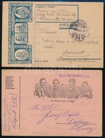 * 1916-1917 2 Db Tábori Postai Levelezőlap - Sonstige & Ohne Zuordnung