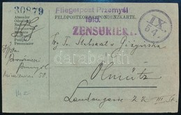 1915 Légi Levél Fliegerpost Premysl - Other & Unclassified