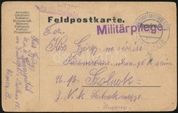 1915 Tábori Posta Levelezőlap / Field Postcard 'K.u.k. Lagerspital In Knittelfed' + 'KNITTELFELD' - Altri & Non Classificati