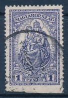 O 1926 Keskeny Madonna 1P Alul Fogazatlan Bélyeg - Altri & Non Classificati