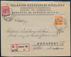1927 Helyi Ajánlott Levél 23f Speciális Tarifával Bérmentesítve 'BUDAPEST' - Sonstige & Ohne Zuordnung