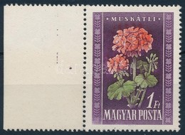 ** 1950 Virág 1Ft ívszéli, A Tervező Neve Alig Látszik (6.000) - Altri & Non Classificati