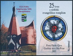 ** 2015 25 éves A Siófoki Evangélikus Templom Emlékív - Otros & Sin Clasificación