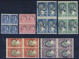 ** 1928 Mi 193-198 Négyes Tömbökben / Blocks Of 4 (Mi EUR 164) - Otros & Sin Clasificación