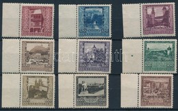 ** 1923 Tartományi Fővárosok ívszéli Sor Mi 433-441 - Other & Unclassified