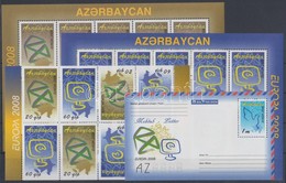 ** 2008 Europa CEPT Kisív Sor Mi 115-116 A + Bélyegfüzetlap H-Blatt 715-716 D + Blokk 81 - Other & Unclassified