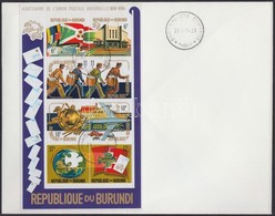 ** 1974 100 éves Az UPU Mi 1069-1084 + Blokk 79-80 Fogazva és Vágva 8 Db FDC-n - Altri & Non Classificati