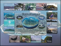 ** 2011 Rarotonga Látképek Kisív Mi 28-42 - Altri & Non Classificati