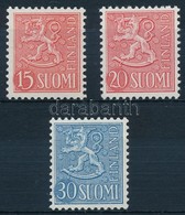 ** 1956 Forgalmi Sor,
Definitive Stamp
Mi 458-460 - Other & Unclassified
